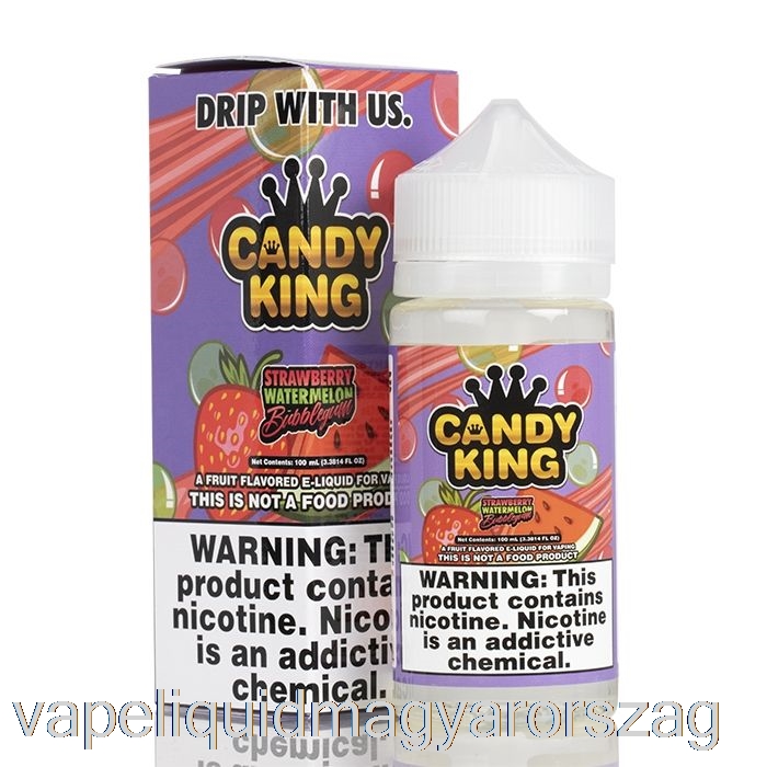 Epres Görögdinnye Rágógumi - Candy King - 100ml 0mg Vape Toll